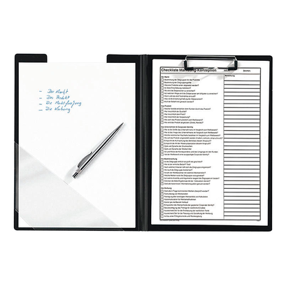 Artikelbild 6 für FolderSys Klemmbrettmappe 80003-30 DIN A4 schwarz Kunststoff, 1 St., Artikelnummer 812560