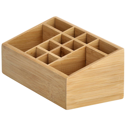 Artikelbild 5 für Zeller Schreibtisch-Organizer natur Bambus 12 Fächer 25,4 x 12,0 x 10,0 cm, Artikelnummer 685269