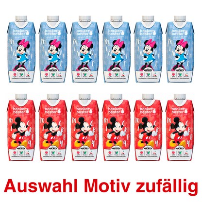 Artikelbild für beckers bester Mickey & Minnie Apfel-Traube-Kirsche Fruchtsaftgetränk 12x 0,33 l, Artikelnummer 653024