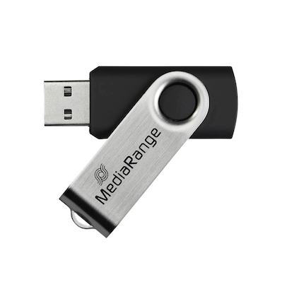 Artikelbild 5 für AKTION: MediaRange USB-Stick MR910 schwarz, silber 16 GB, Artikelnummer 456386