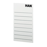 Artikelbild 1 für 8 HAN Beschriftungsetiketten weiß, Artikelnummer 511931