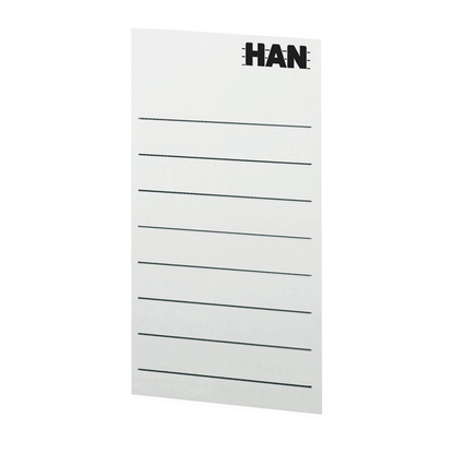 Artikelbild für 8 HAN Beschriftungsetiketten weiß, Artikelnummer 511931