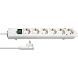 Artikelbild 1 für brennenstuhl Comfort-Line Plus 6-fach Steckdosenleiste mit Schalter 2,0 m weiß, Artikelnummer 398976