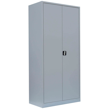 Artikelbild für LÜLLMANN Putzmittelschrank 545540 lichtgrau 92,5 x 42,2 x 195,0 cm, aufgebaut, Artikelnummer 183077