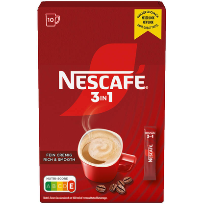 Artikelbild 4 für NESCAFÉ 3in1 Classic Instantkaffee, mild, 10 x 16,5 g, Artikelnummer 612889