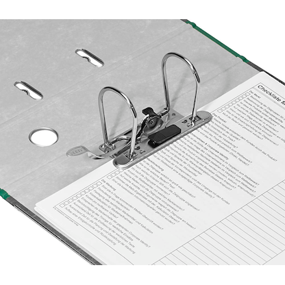 Artikelbild 5 für office discount Ordner grün marmoriert Karton 8,0 cm DIN A4, Artikelnummer 501429