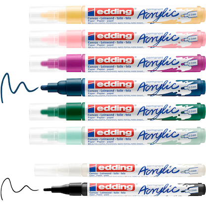 Artikelbild 8 für edding nordic Acrylstifte-Set farbsortiert 1 Set, Artikelnummer 496903