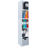 Artikelbild 1 für VCM my office Aktenregal Lona XXL weiß 35,3 x 37,0 x 183,0 cm, Artikelnummer 849247