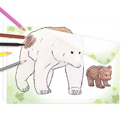 Artikelbild 2 für DEPESCHE Wildtiere Durchpaus Bastelbuch, Artikelnummer 330708