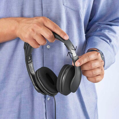 Artikelbild 6 für hama HS-USB300 V2 USB-Headset schwarz, Artikelnummer 388167