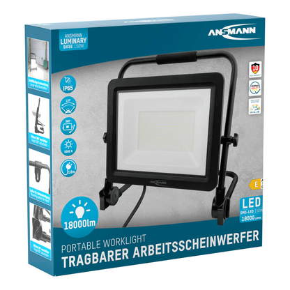 Artikelbild 5 für ANSMANN FL150W-AC Baustrahler schwarz 150 W, Artikelnummer 629158