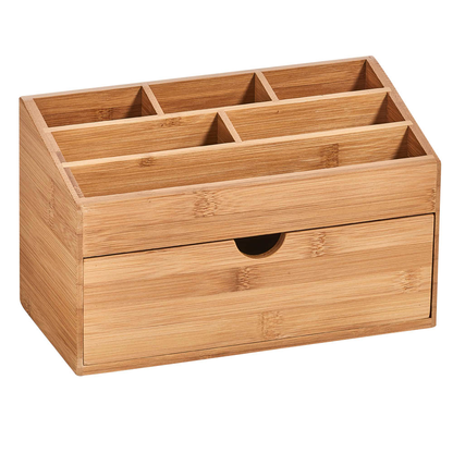 Artikelbild 2 für Zeller Schreibtisch-Organizer natur Bambus 6 Fächer 25,4 x 12,5 x 15,0 cm, Artikelnummer 685366