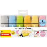 Artikelbild 1 für EBERHARD FABER Pastell Mini Textmarker farbsortiert, 6 St., Artikelnummer 106647