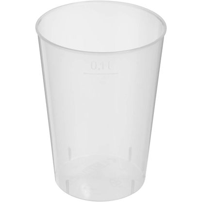 Artikelbild für 40 STARPAK Mehrweg-Trinkbecher 0,1 l, Artikelnummer 890364