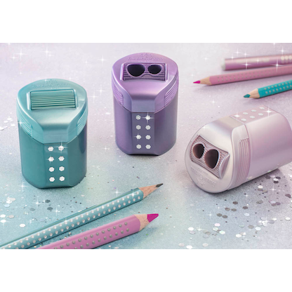 Artikelbild 5 für FABER-CASTELL Dosenspitzer doppelt RollOn Sparkle farbsortiert, Artikelnummer 100489
