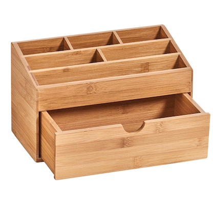 Artikelbild 3 für Zeller Schreibtisch-Organizer natur Bambus 6 Fächer 25,4 x 12,5 x 15,0 cm, Artikelnummer 685366
