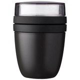 Artikelbild 1 für MEPAL Speisebehälter Ellipse nordic black 0,5 + 0,2 l, Artikelnummer 391142