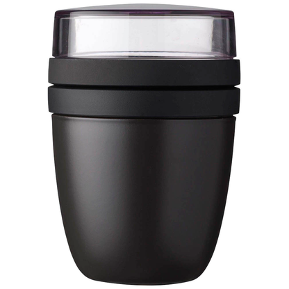 Artikelbild für MEPAL Speisebehälter Ellipse nordic black 0,5 + 0,2 l, Artikelnummer 391142