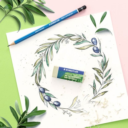 Artikelbild 4 für STAEDTLER Radiergummi 526 83 grün, 1 St., Artikelnummer 464269