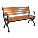 Artikelbild 1 für Garden Pleasure Gartenbank NORWICH 304929 natur Holz 120,0 cm, Artikelnummer 543944