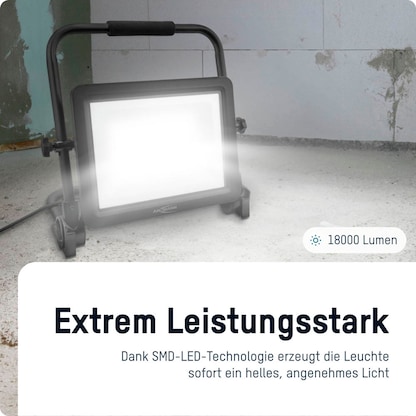 Artikelbild 4 für ANSMANN FL150W-AC Baustrahler schwarz 150 W, Artikelnummer 629158