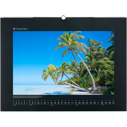 Artikelbild 13 für KUNTH Monats-Wandkalender Trauminseln 2026, Artikelnummer 575957