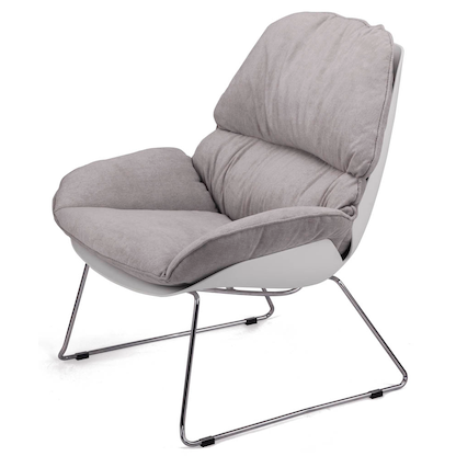 Artikelbild 3 für meet powered by PAPERFLOW Sessel LAZY grau silber Stoff, 1 St., Artikelnummer 637771