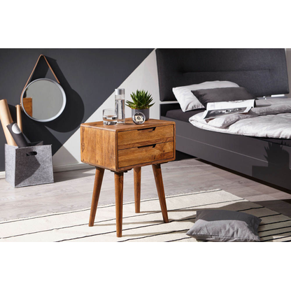 Artikelbild 5 für WOHNLING Nachttisch Massivholz sheesham 47,0 x 36,0 x 66,0 cm, Artikelnummer 906931