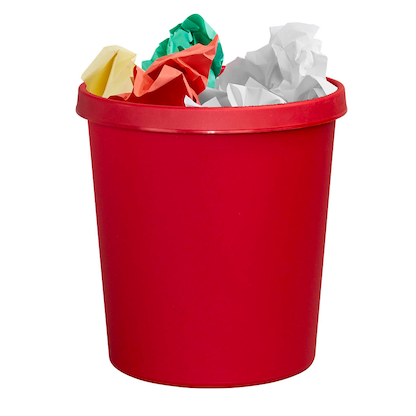 Artikelbild für helit Papierkorb 18,0 l rot, Artikelnummer 684019