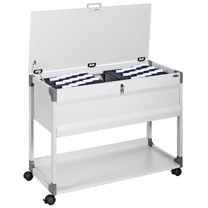 Artikelbild 12 für DURABLE Hängemappenwagen abschließbar grau für bis zu 100 Hängemappen, Artikelnummer 189353