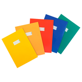 Artikelbild 1 für 5 HERMA Heftumschläge farbsortiert Papier A4, Artikelnummer 537286