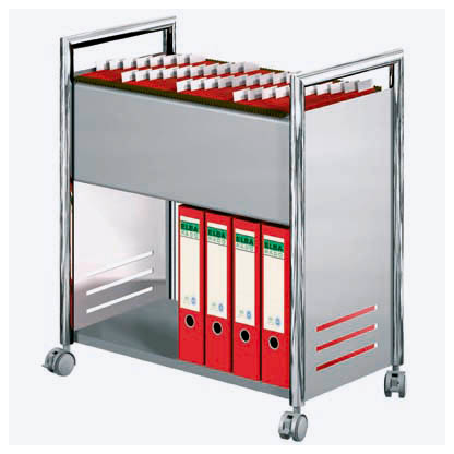 Artikelbild 20 für Kerkmann Hängemappenwagen alu für bis zu 80 Hängemappen, Artikelnummer 808162