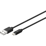Artikelbild 1 für goobay USB 2.0 A/Lightning Kabel 1,0 m schwarz, 1 St., Artikelnummer 344604