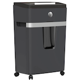 Artikelbild 1 für HP Pro Shredder 12MC Aktenvernichter mit Partikelschnitt P-5, 2 x 15 mm, bis 12 Blatt, schwarz, Artikelnummer 423911