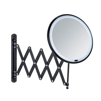 Artikelbild 2 für WENKO Wand-Kosmetikspiegel beleuchtet Barona schwarz, Artikelnummer 815347