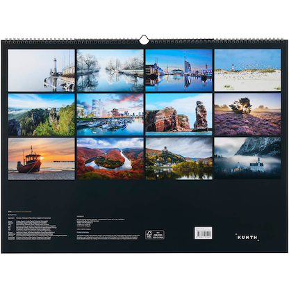 Artikelbild 14 für KUNTH Monats-Wandkalender So schön ist Deutschland 2026, Artikelnummer 575948