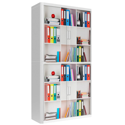Artikelbild für PAPERFLOW easyOffice Rollladenschrank Ordner ohne Fachböden 110,0 x 41,5 x 204,0 cm, Artikelnummer 136907