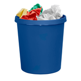 Artikelbild 1 für helit Papierkorb 18,0 l blau, Artikelnummer 684035