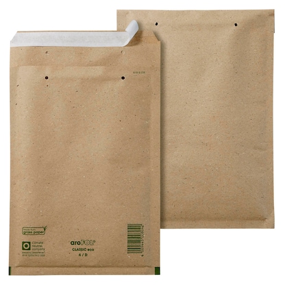 Artikelbild für 100 aroFOL® CLASSIC Luftpolstertaschen eco 4/D braun für DIN B5, Artikelnummer 329353