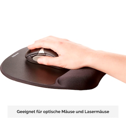 Artikelbild 3 für Fellowes Mousepad mit Handgelenkauflage Memory Foam schwarz, Artikelnummer 780179