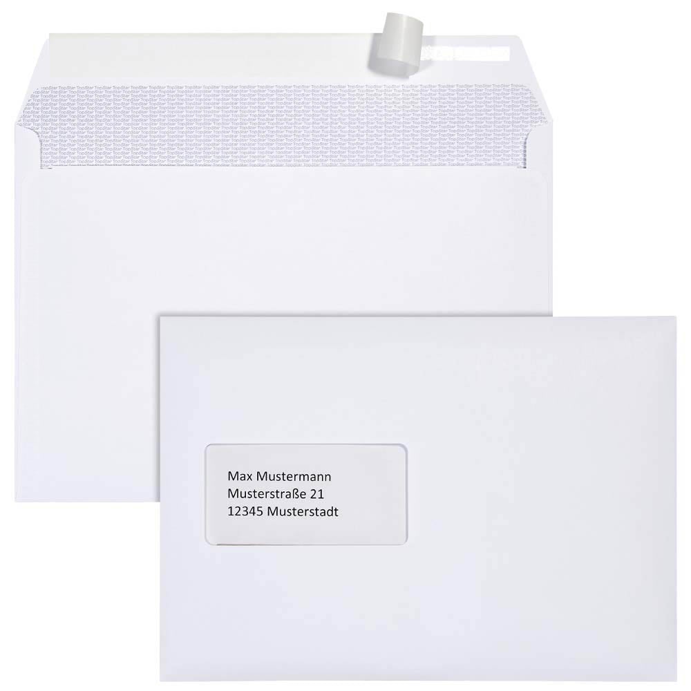 Lessebo Smooth Bright Briefhülle DIN C5 Mit Fenster, 129,73