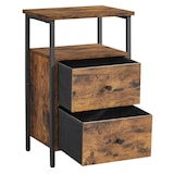 Artikelbild 1 für VASAGLE Nachttisch braun 38,0 x 28,0 x 60,0 cm, Artikelnummer 438449