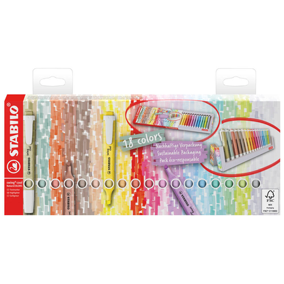 Artikelbild 23 für STABILO swing cool NatureCOLORS Textmarker farbsortiert, 18 St., Artikelnummer 515286