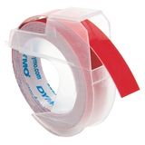 Artikelbild 1 für DYMO Prägeband 3D 12742 520102, 9 mm weiß auf rot, Artikelnummer 405928