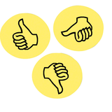 Artikelbild 1 für FRANKEN Moderationskarten gelb Ø 9,5 cm, 100 Blatt, Artikelnummer 538037