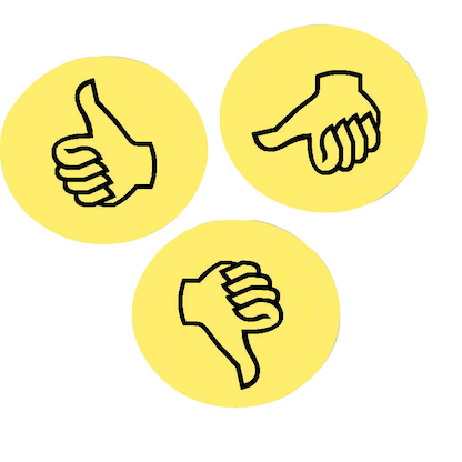 Artikelbild 7 für FRANKEN Moderationskarten gelb Ø 9,5 cm, 100 Blatt, Artikelnummer 538037