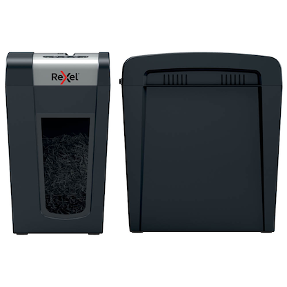 Artikelbild 6 für Rexel Secure MC6-SL Aktenvernichter mit Partikelschnitt P-5, 2 x 15 mm, bis 6 Blatt, schwarz, Artikelnummer 437204