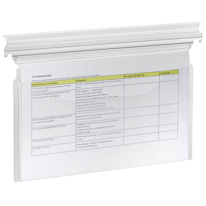 Artikelbild 3 für EICHNER Terminmappe VISIMAP transparent, Artikelnummer 753301