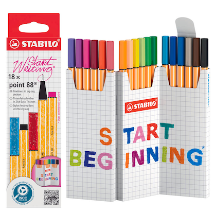 Artikelbild 11 für STABILO point 88 Fineliner farbsortiert 0,4 mm, 18 St., Artikelnummer 515298