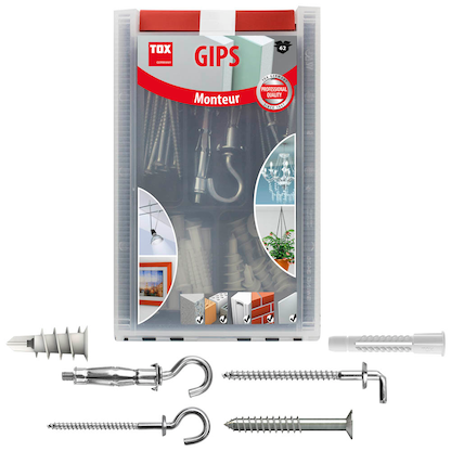 Artikelbild 19 für TOX Monteur Gips 094901061 Hohlraumdübel-Sortiment, 62-teilig, Artikelnummer 559620